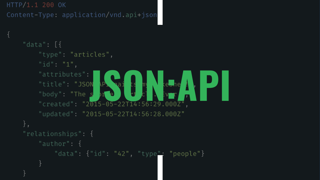 JSON:API, el objeto data